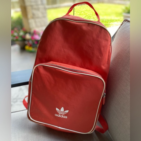 Adidas Adicolor Backpack, Light Orange Color - Picture 2 of 13